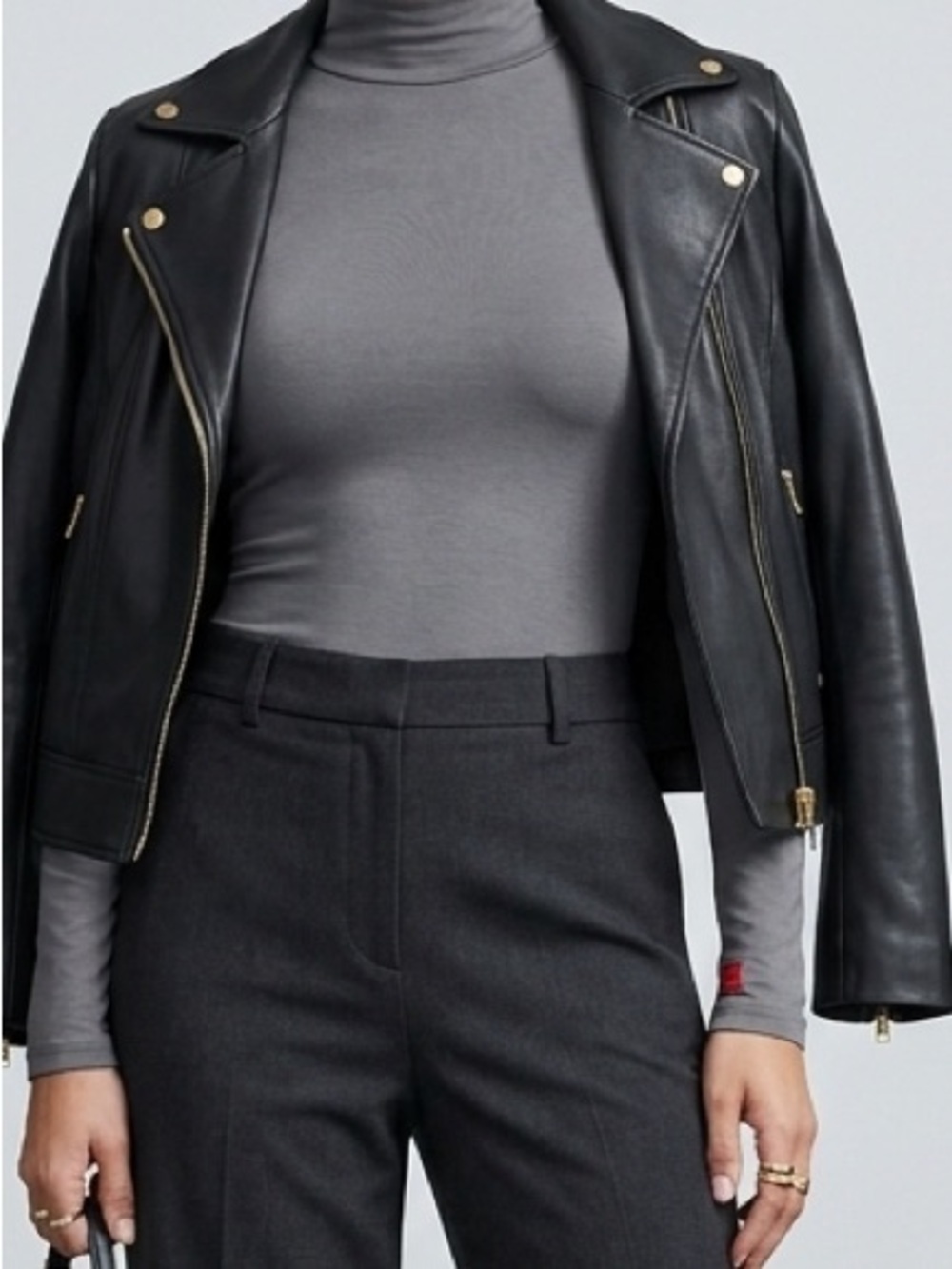 Spanx Better Base Long Sleeve Mock Neck Turtleneck Top size XL